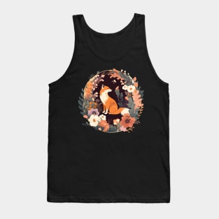 Cottagecore Aesthetic Fox Cute Vintage Tank Top